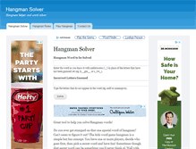 Tablet Screenshot of hangman-solver.com